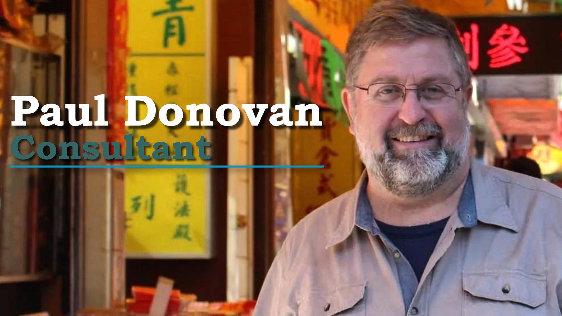 Paul Donovan - Consultant